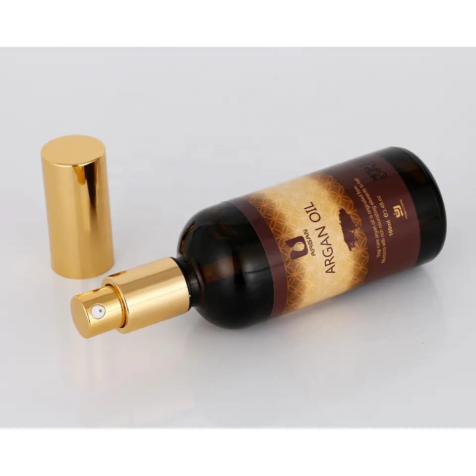 Organ Oil Morocco Organic Hair & Body Serum 100ml - Sulfate Free Argan Oil for Color Treated, Damaged, Curly and Dry Hair