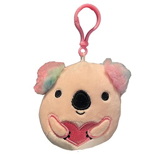 Peluche Squishmallow Koala Anti Perte : Le Doudou Clip 8,9 cm Souple