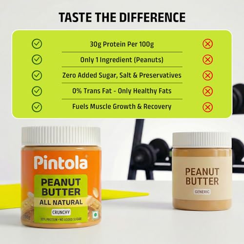 Pintola All Natural Peanut Butter Crunchy 350g - Image 7