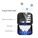 Dust Mask with 2 Filters Washable and Adjustable PM2.5 Mouth Cover Mask（ Black Mask）