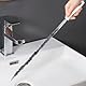 Abflussreiniger Bürste,4 Stück Flexible Abflussbürste,Rrohrreinigungsbürste für Badezimmer,Küchen,Entfernen Langer Haare,45 cm
