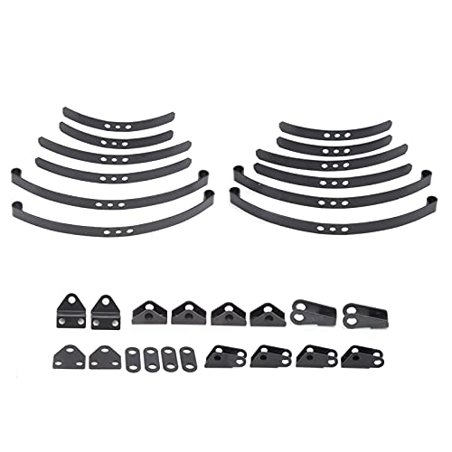 RC Front Rear Leaf Type Spring Suspension System, RC Tractor Upgrade Parts for 1/14 RC Tractor