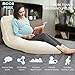 MOON PARK Pregnancy Pillows for Sleeping - U Shaped Full Body Maternity Pillow with Removable Cover - Support for Back, Legs, Belly, Hips - 57 Inch - Ivory - Cooling Cover