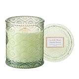 LA JOLIE MUSE Pistachio Macaron Scented Candle | Pistachio, Milk & Vanilla | 6 oz Natural Soy Wax | 40 Hours Clean Burn | Holiday Gift for Dessert Lovers | Seasonal Home Décor