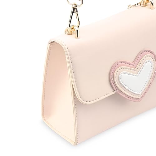 Image of Fastrack HeartPop Sling, Made with High-Quality Faux Leather, Versatile and Durable Design, Gold Metal Accents, Setachable Sling Strap
