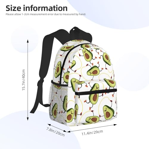 Sac à dos imperméable anti-pluie imprimé avocats pour protéger vos cours