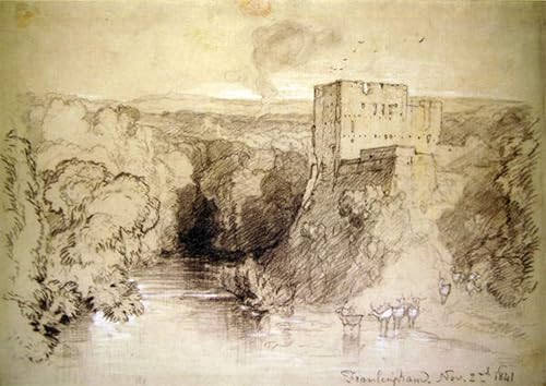 Impression d'art Sell Cotman Framlingham poster mural vintage pour s'évader depuis sa chambre