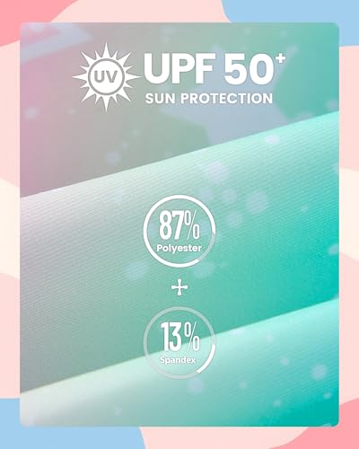 Image of Angel season Girls Swimsuits Kids Bathing Suit One Piece Swimwear with UPF 50+ Cute