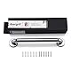 Ibergrif M34018 - Edelstahl Haltegriff, 40 CM, Bad Duschgriff, Badezimmer Edelstahl Griffstange, Chrom, Silber