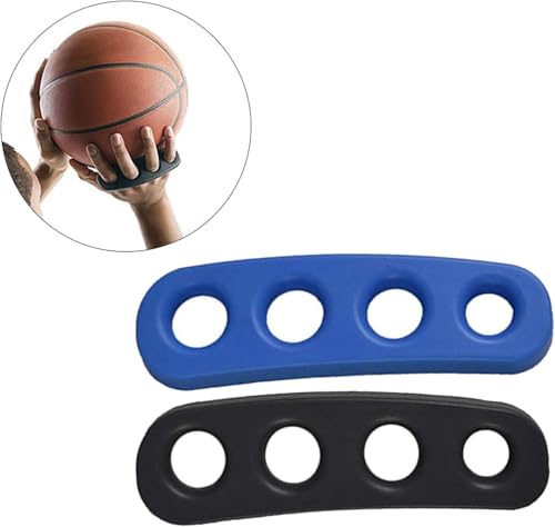 Merkaunis Basketball Shooting Trainer Aid 4.7 Inch Basketball Training Equipment for Youth and Adult, Pack of 2, Blue and Black(S) - Thumbnail 5