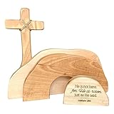 ➜【Ostergeschenke】: Sie können das Krippen-Auferstehungsszenen-Set von Jesus als Weihnachtsgeschenk an Ihre Freunde und Familie senden. Es kann eine festliche Atmosphäre schaffen und ihnen viel Glück bringen.