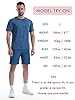 Peakwell Men's Sport T-Shirts Short Sleeve Fitness Athletic Tee-Shirt Workout Running Shirts (Dark Grey, XXL) #1