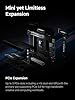 MINIS FORUM MS-02 Ultra Mini PC Station de Travail, Intel Core Ultra 5 235HX (14C/14T Jusqu’à 5,1 GHz), PCIe 5.0 x16, 4× DDR5, USB4 v2, 10GbE + 2,5GbE vPro, Wi-FI 7, Barebone sans RAM/SSD