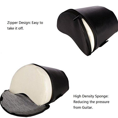 Flanger Contoured Guitar Cushion Pu Leather Cover Built-In Sponge Soft Durable Portable Musical Instruments Accessories #TOP4