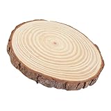 OFFSCH Garden Wood Paver Stones Decorative Stepping Logs for Outdoor Walkways and Lawn Decor Wooden Garden Pathway Stones for Landscaping and Home Decoration