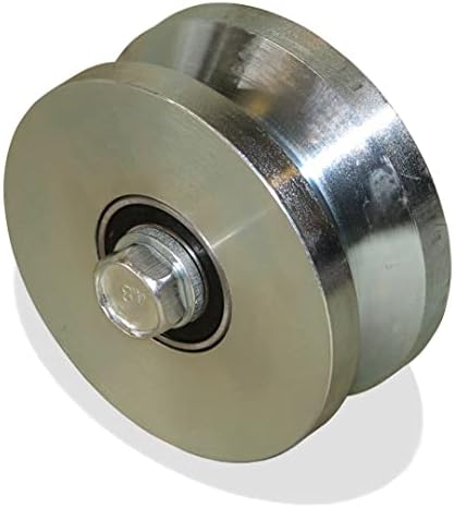 4" Elite Groove Wheel Chrome Heavy Duty Gate