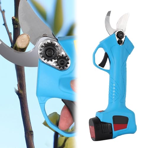 Electric Pruners for Gardening,Electric Tree Trimmer, Branch Flowering Shrub Trimmer with Safety Protection, Suitable for Orchard Branch Trimming (Size : A)