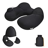 Ideal für Flug und Bahnreisen, Autotouren, Bürogebrauch usw. Verhindert Nackenschmerzen und Kopfschmerzen. kann die Belastung der Wirbel verringert werden. Entlastet und entspannt die Nackenmuskulatur. Augen zu und den Reisestress ganz einfach vergessen. Und Sie können es auf Reisen usw. in Ihren Rucksack und Ihr Gepäck stecken.