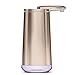 simplehuman Touch-Free Automatic Foam Cartridge Sensor Soap Pump With Lavender Foam Soap Cartridge, Rose Gold Stainless Steel, Rechargeable