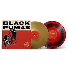 Black Pumas - Gold / Black & Red Marbled