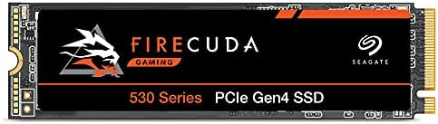 Seagate FireCuda 530, 2 TB, Internal SSD, M.2 PCIe Gen4 ×4 NVMe 1.4, transfer speeds up to 7,300 MB/s, 3D TLC NAND, 2,550 TBW, Heatsink, for PS5/PC, 3 year Rescue Services (ZP2000GM3A023)