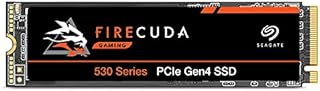 Seagate FireCuda 530, 2 TB, Internal SSD, M.2 PCIe Gen4 ×4 NVMe 1.4, transfer speeds up to 7,300 MB/s, 3D TLC NAND, 2,550 TBW, Heatsink, for PS5/PC, 3 year Rescue Services (ZP2000GM3A023)