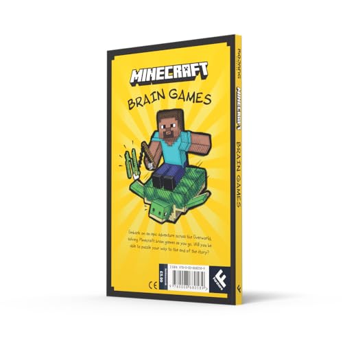 Image of Minecraft Brain Games: An official illustrated Minecraft children's puzzle book - perfect for kids into video games aged 7, 8, 9, 10 and 11 - new for 2025!