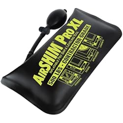 Calculated Industries 1194 AirShim XL Inflatable Pry Bar and Leveling Tool | 500 LB Load Holding Rating; Contractor-Grade Alignment Pump Wedge