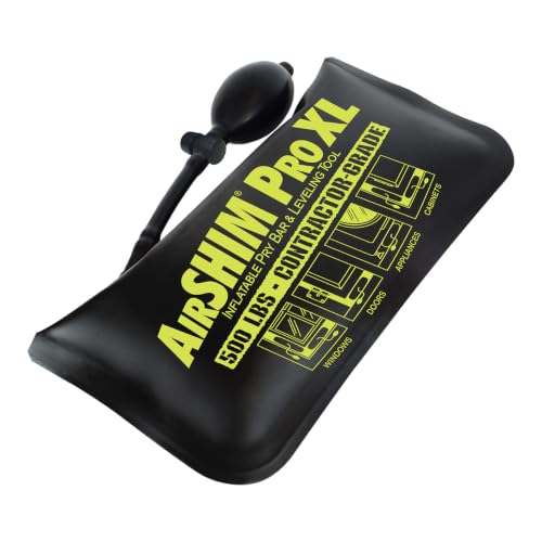 An inflatable pry bar sounds like a joke until you realize it lifts 500 lbs and replaces a bag of wooden shims — genuinely genius contractor/DIY tool most people have never seen.
