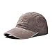Produktbild Mdsfe Baseball Cap Herren verstellbare Kappe Casual Cap Solid Color Fashion Snapback Sommer Herbst Hut Hochwertige Kappe Kaffee