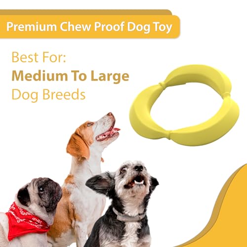 PetBuds Dog Toys Dog Frisbee Flying Disc Banana, Interactive Dog Toys for Boredom, Banana Shape Indestructible Dog Chew Toys - Image 2