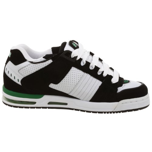 Image of Globe Men's Sabre Sneaker,Black /White /Green,14 M US