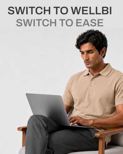 Image of Wellbi Eco-Friendly Bamboo Polo T Shirt | Mens Stylish Casual Regular Fit | Comfortable Soft | Trendy Breathable Lightweight | Quality Modern Essential Fashion