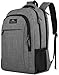 MATEIN Travel Laptop Backpack, Business Anti Theft Slim Sturdy Laptops Backpack Personal Item Bag, Water Resistant College School Computer Bag Gift for Men & Women Fits 15.6 Inch Notebook, Grey