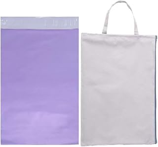 Adult Diaper Disposal,100 Pack Plastic Bags for Adult Diaper Disposal,Self-Adhesive Strips to Seal in Odours,Waterproof and Leak-Proof,Suitable for Elderly Nappy Care at Home and for Travel (Purple)