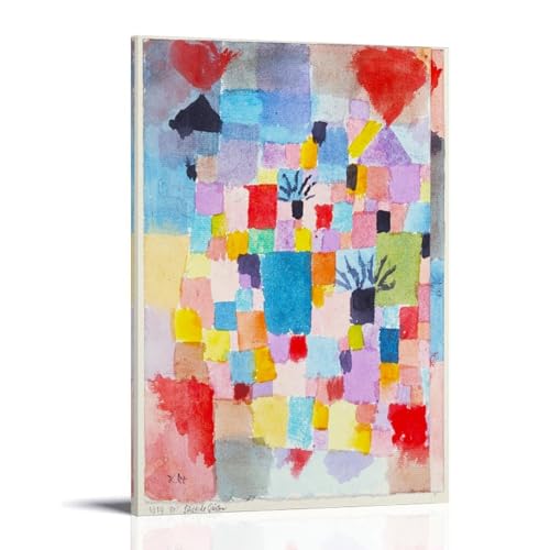 Impression sur toile Southern Gardens Paul Klee pour un salon moderne
