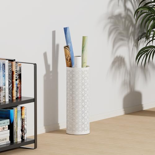 image for Gloserin Metal Round Umbrella Stand Rack,Free Standing Umbrella Holder