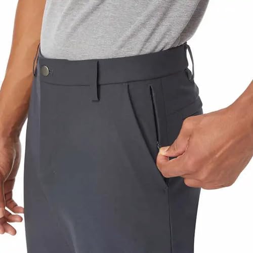Kirkland Signature Men's Performance Pant (US, Waist Inseam, 36, 32, Regular, Regular, Gray)4
