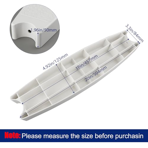 3 Stück Poolleiter Stufen, Robust Kunststoff Schwimmbadleiter Poolleiter Stufen Ersatz mit 6 Stück Schrauben für die Meisten in den Boden und Oberirdischen Leitern (Weiß)