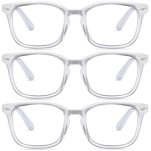 VVDQELLA Gafas Presbicia Hombre/Mujere Montura en TR90 Lentes Premium y Rectangular Anti Luz Azul Contra UV Gafas Lectura 1.50 para PC, Smartphone, TV, Ligeras y Durable Cover