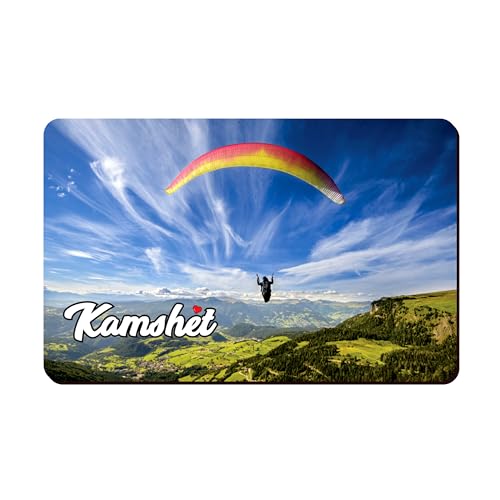 Image of Elegant Fridge Magnet with Themes |Rectangular Size Refrigerator Magnet with Magnetic Rubber Back | Pack of 1, 8.6cm X 5.4cm (Kamshet)