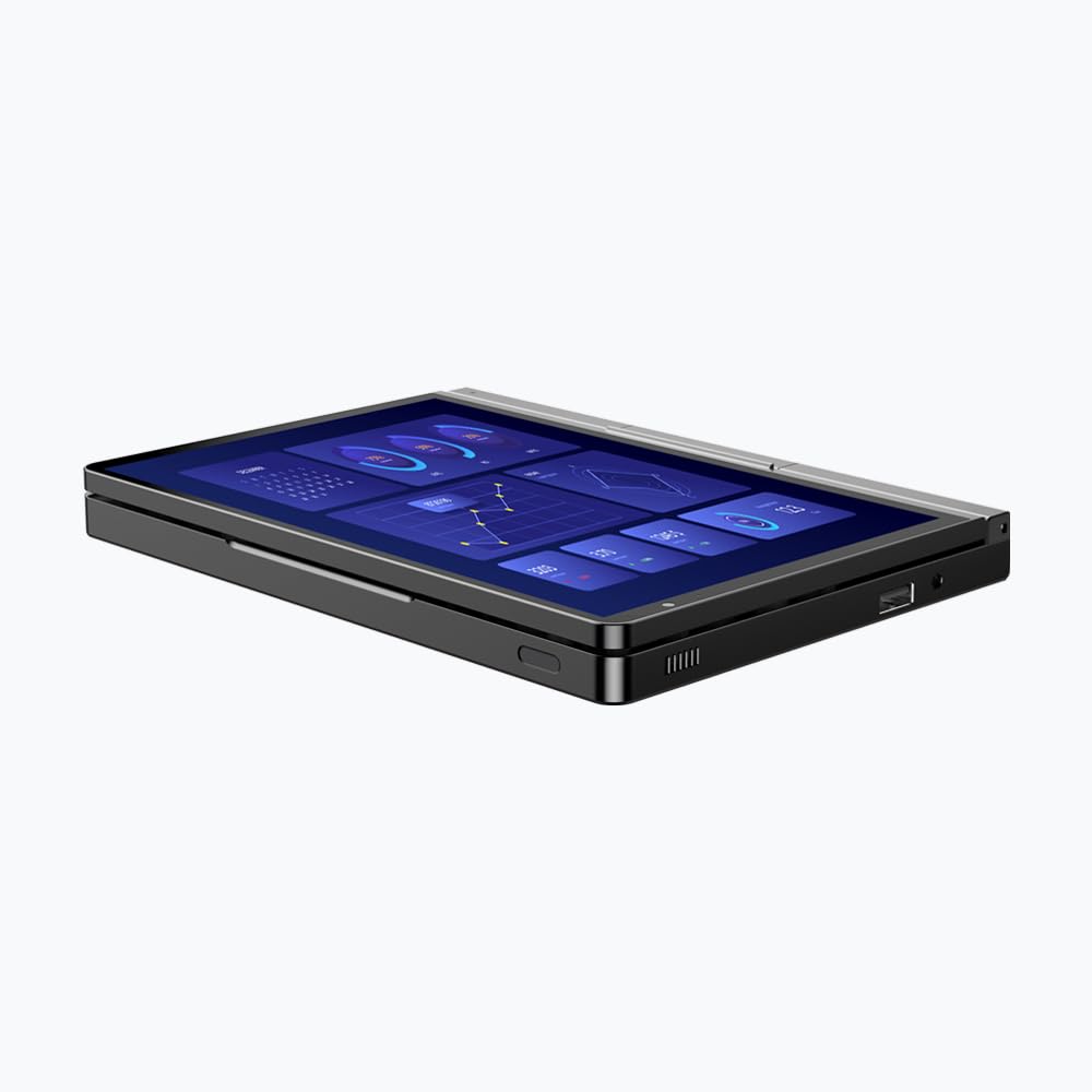 GPD Pocket 4 (AI 9 HX370) Ultra Mobile PC de aluminio con Windows 11, pantalla 8.8" Ultra HD giratoria 180°, Ryzen AI 9 HX370, RAM 32 GB LPDDR5x, SSD NVMe 2 TB, Wi-Fi 6E, Ethernet 2.5G, Bluetooth 5.3