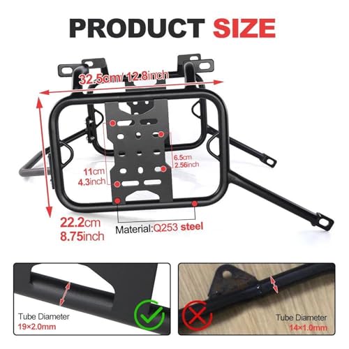 Soporte lateral para Yamaha XT1200Z Super Tenere 2010-2025 trasero 2