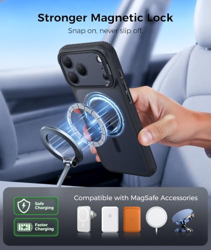 Image of FNTCASE for Phone 18 Pro Case /Phone 17 Pro Case with Stand Black