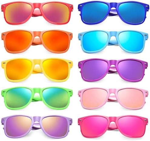 SUNOVELTIES 10 Pack Colored Sunglasses...