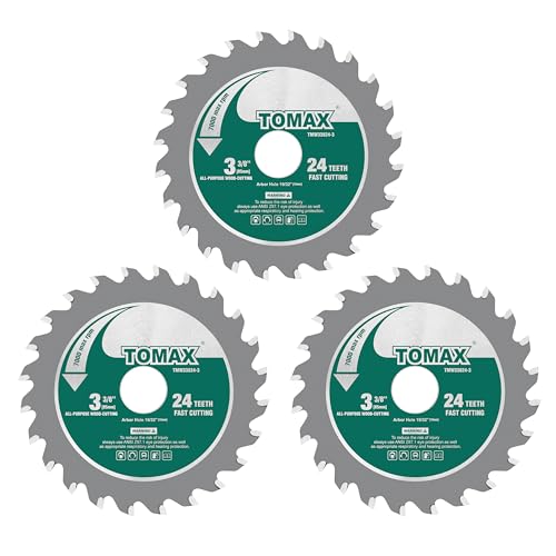 TOMAX 3-Pack 3-3/8-inch TCT Blade