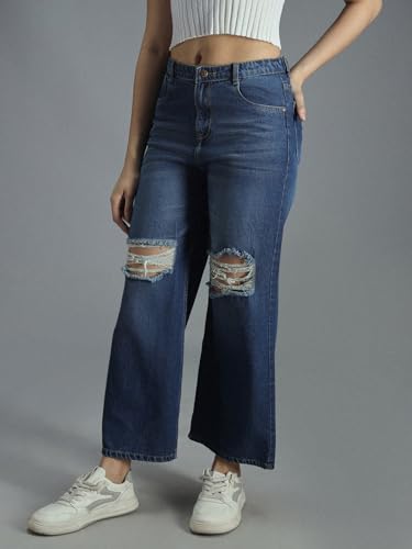 Image of HIGH Star Women's Regular Fit Mid Rise Jeans