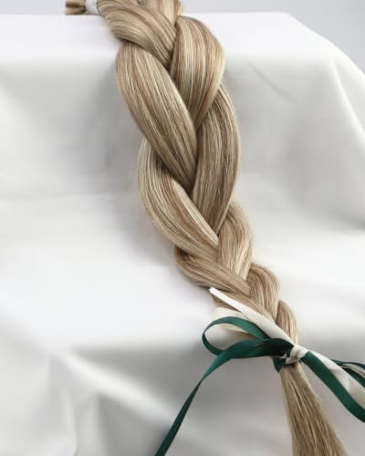Image of Moresoo Soft Grip Nano Hair Extensions, Light Brown Platinum, 14 Inch