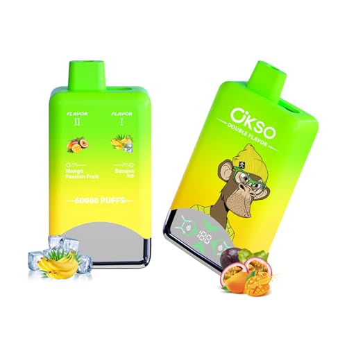�y�_�u���t���[�o�[�zOKSO �d�q�^�o�R �g���̂� 60000��z���\ 2in1�t���[�o�[ ��e�� LED�f�B�X�v���C���� Type-C�[�d�� 650mAh�o�b�e���[ ���� �����^�� �V�[�V�� �x�C�v vape �։��p�C�| �^�[���Ȃ� �j�R�`������ (�o