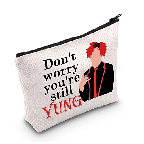 LEVLO Funny Music Travel Makeup Bag